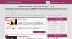 Desktop Screenshot of datingsiteforover50.com